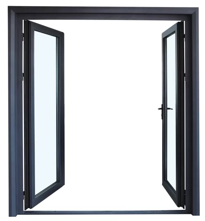 Isolerad slagdörr i aluminiumlegering